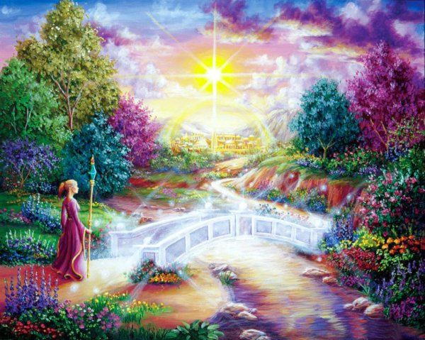 Деревья на газоне