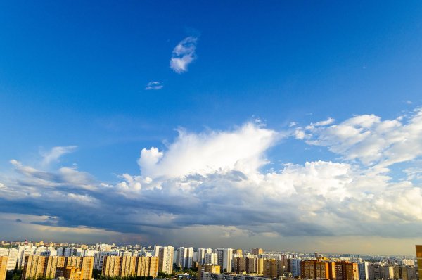 Небо Горизонт город