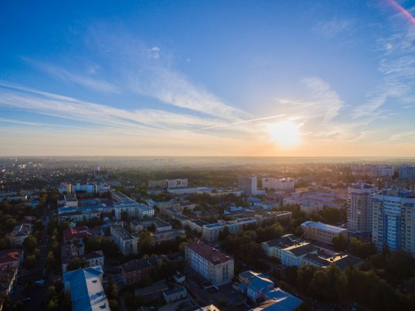 Облака над городом