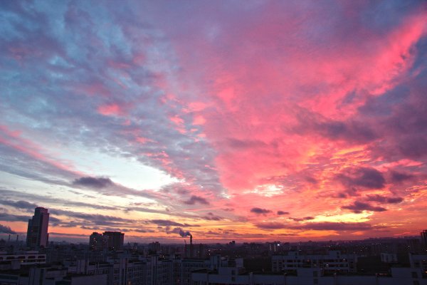 Ночное небо в городе