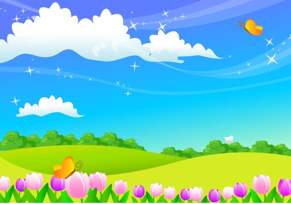 Задний фон детский