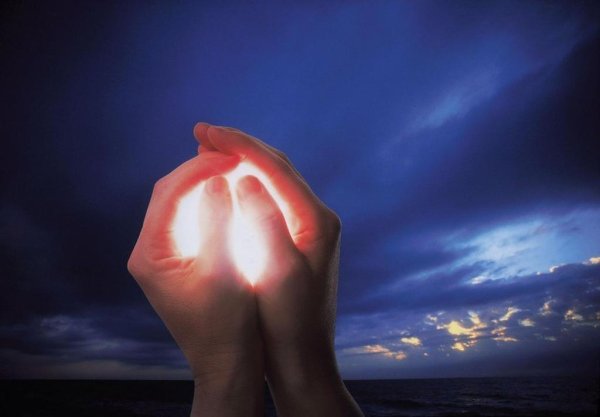 Частичка счастья в ладонях