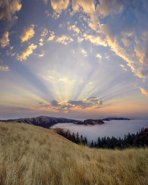 Небо рассвет