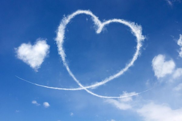 Сердечко из звездочек