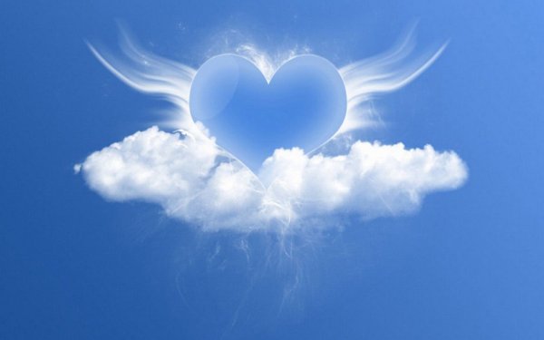 Облако в виде сердца