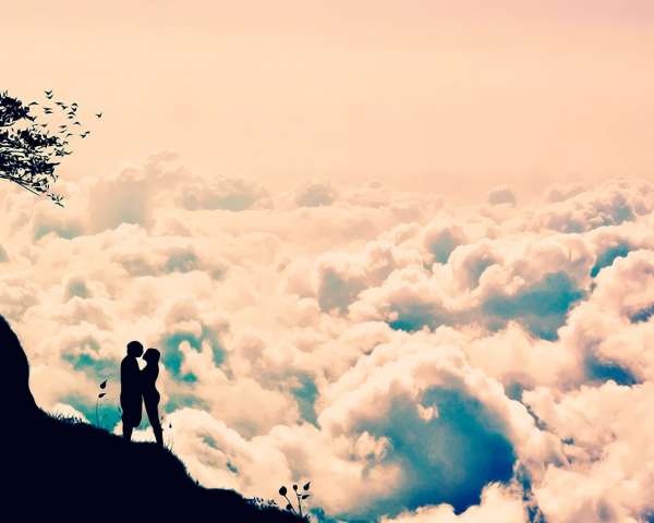 Влюбленные в облаках