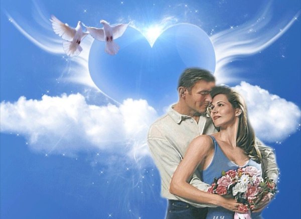 Влюбленные в облаках