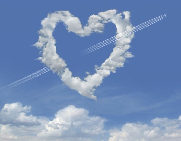 Сердечко в небе
