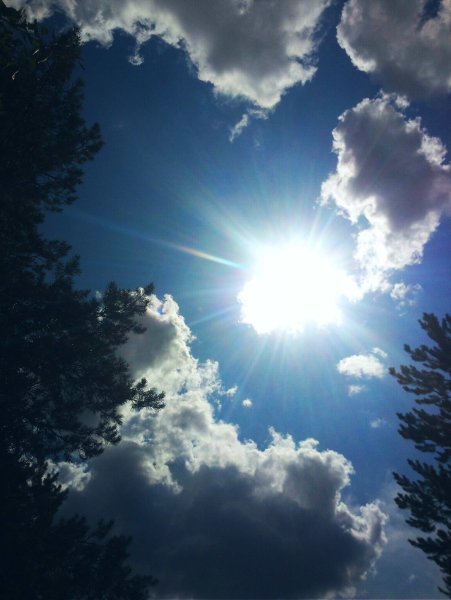 Человек на облаке