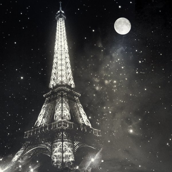 Эйфелева башня Весна и цветы