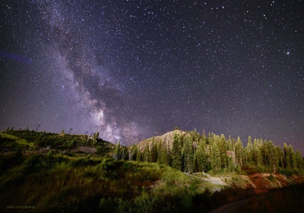 Ночное небо Млечный путь