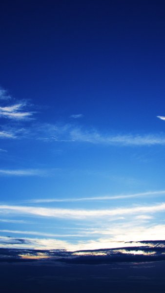 Красивые облака и море