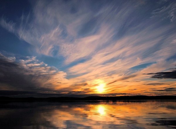 Весенние облака рисование