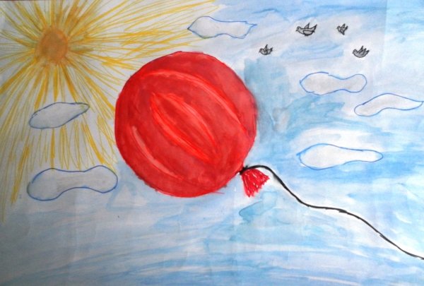 Красный шарик в синем небе Драгунский