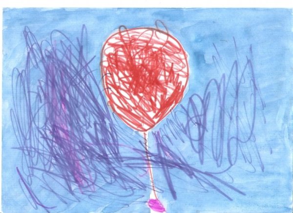 Улетающий воздушный шар