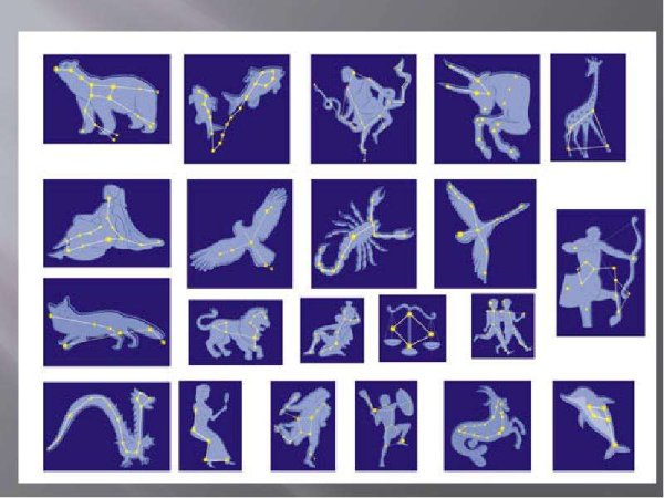 Созвездия карточки