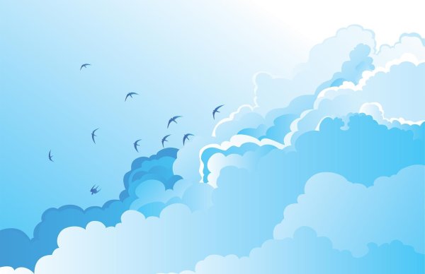 Небо рисунок