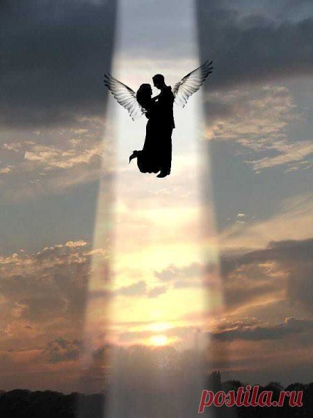 Ангелочек в небе