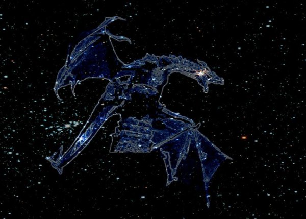 Созвездие дракона звезды