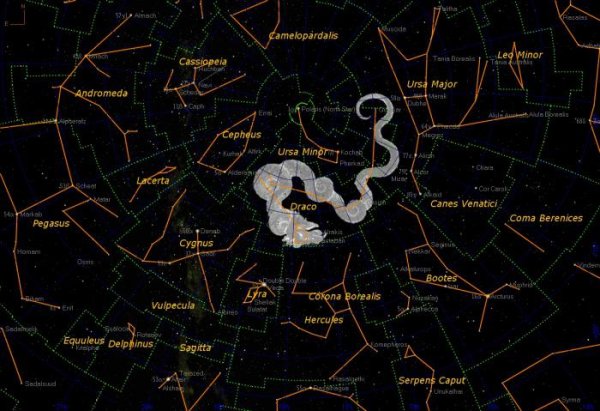 Созвездие дракон Этамин