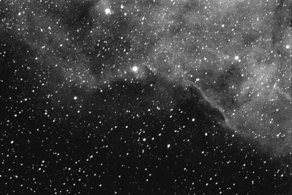 Звездное небо чб