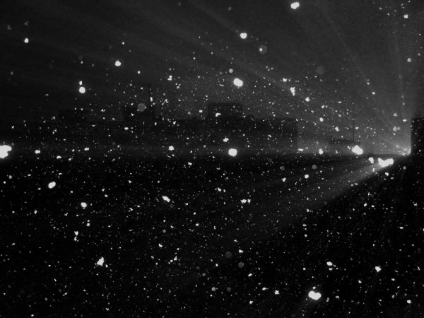 Космос черно белый