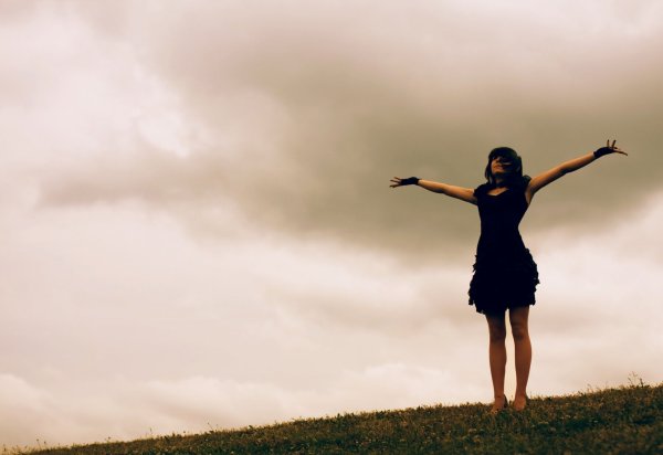 Девушка звезда