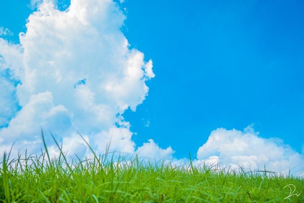 Летнее небо с облаками