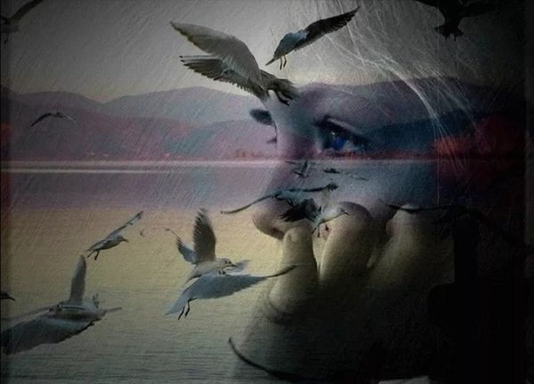 Лестница в небо живопись