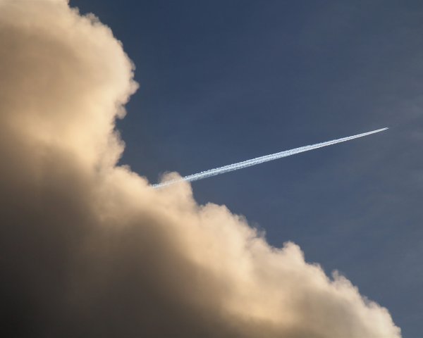 Самолет в небе