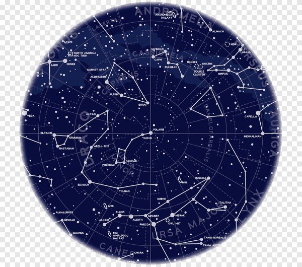 Карта звёздного неба для детей