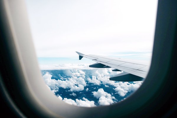 Вид из окна самолета