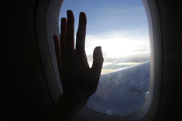 Вид из окна самолета