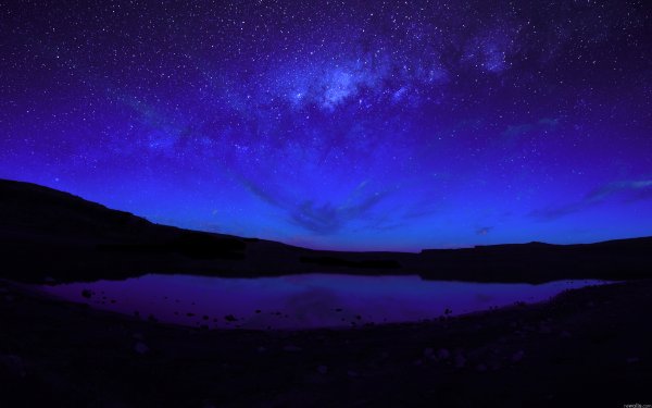 Ночное звездное небо