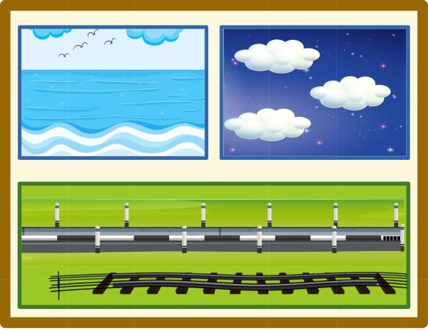 Транспорт небо вода земля