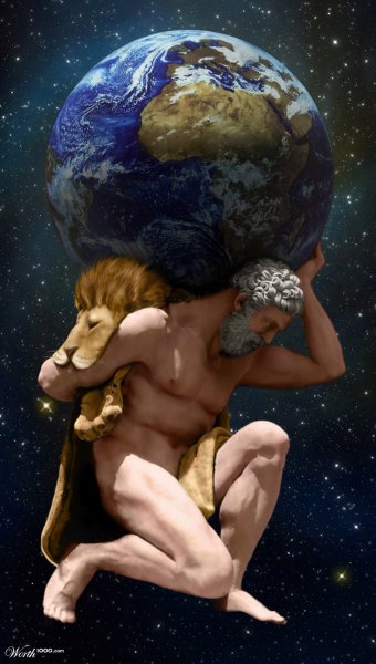 Титан атлас мифология