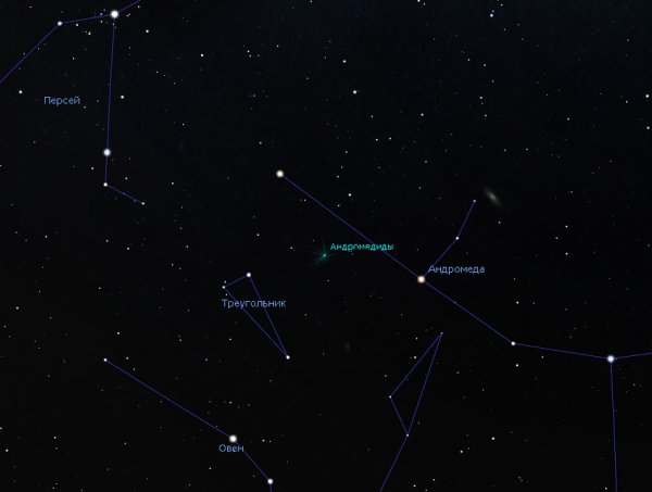 Созвездие Персея и Андромеды