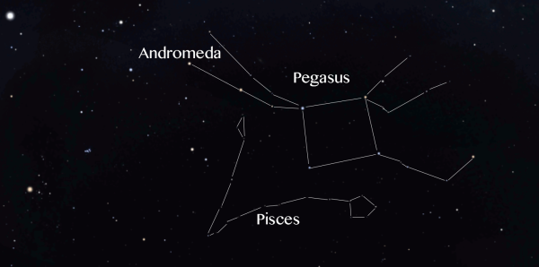 Созвездия Персея Пегаса Андромеды Кассиопеи Цефея и кита