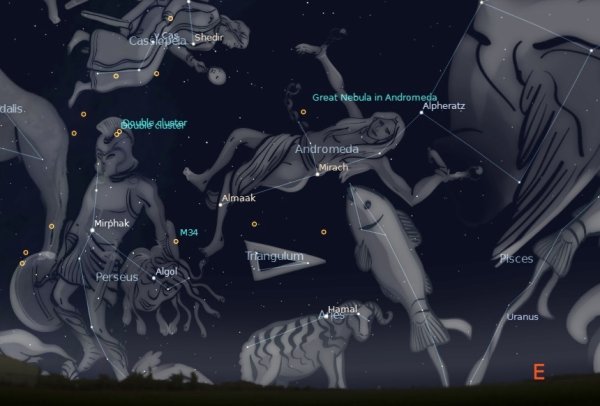 Созвездие Персея и Андромеды Легенда