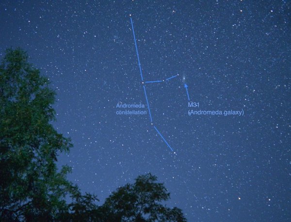 Андромеда Созвездие на небе