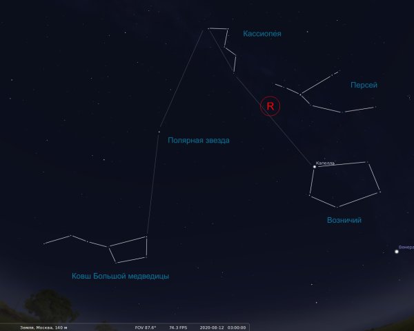 Созвездие Персеиды