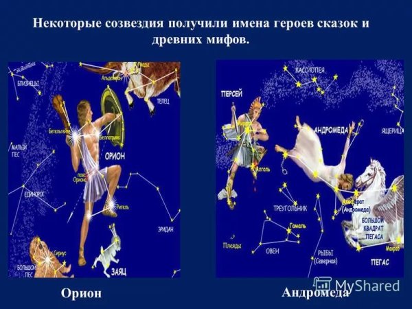 Созвездие Персея и Андромеды