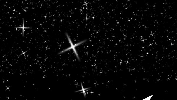 Темное небо со звездами