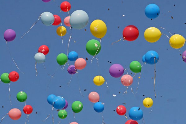 Шарики в небе картинки