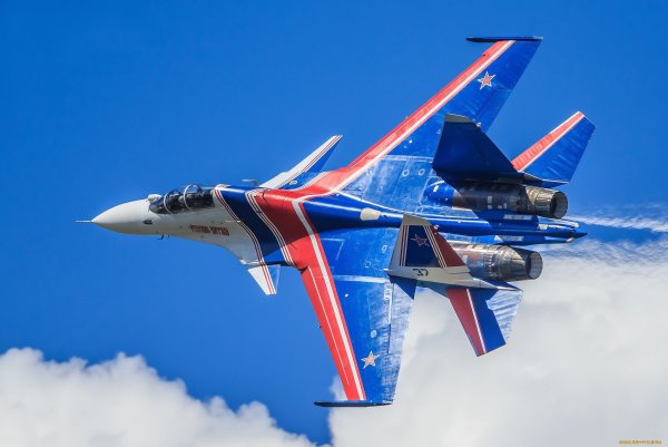 «Русские Витязи» и "Стрижи" на параде Победы — 2010