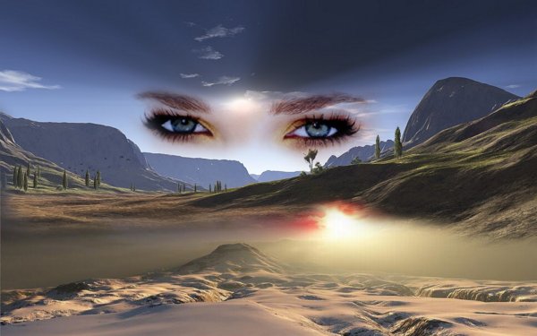 Глаза Бога в небе