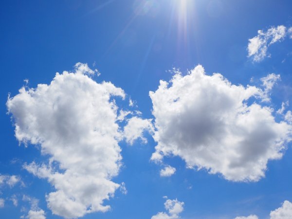 Cumulus humilis облака