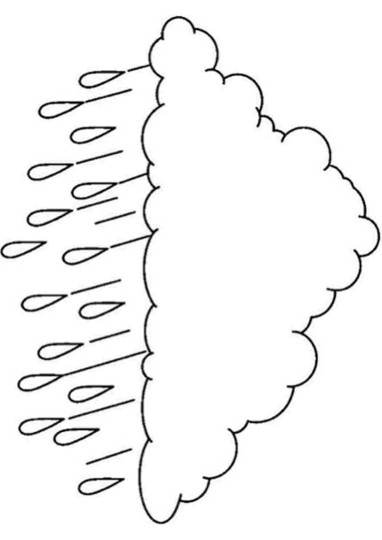 Небо раскраска для детей