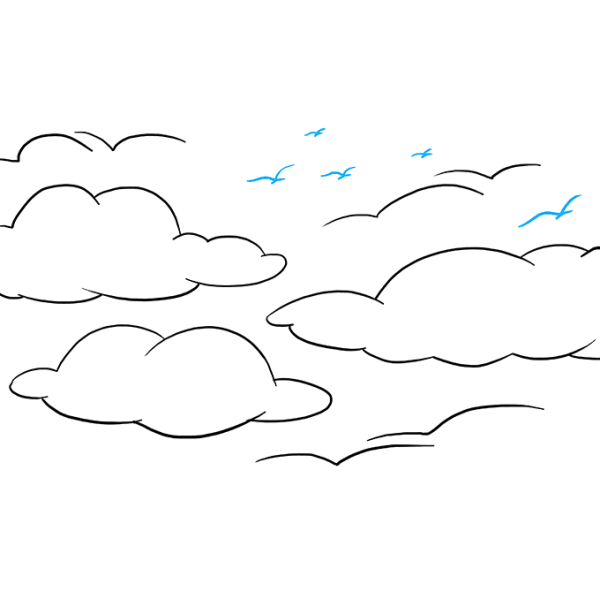 Картинки небо с облаками раскраска (65 фото) » Картинки и статусы про окружающий мир вокруг