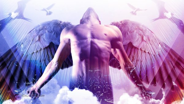 Девушка в облаках